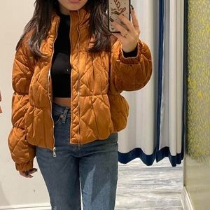 Orange Velvet jacket